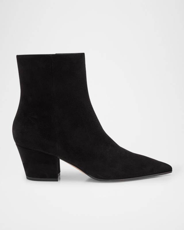 Keinna Suede Zip Ankle Boots